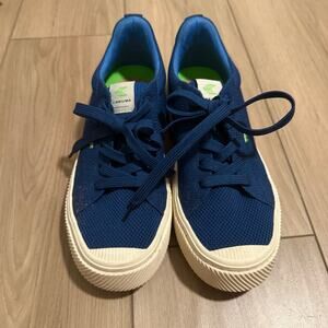 Cariuma OCA Men’s Size 4.5 Women 6 Blue Canvas Casual Low Top Sneakers